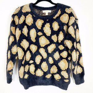 Micheal Kors Black Dark Camel Sweater small NWT